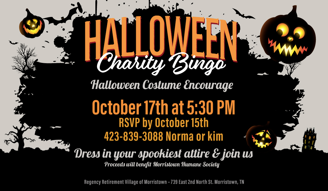 Get Ready for Our Halloween Charity Bingo!