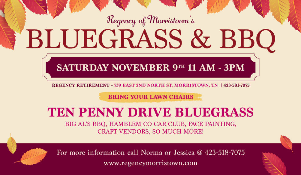 Bluegrass & BBQ at Regency Retirement Village of Morristown! Regency